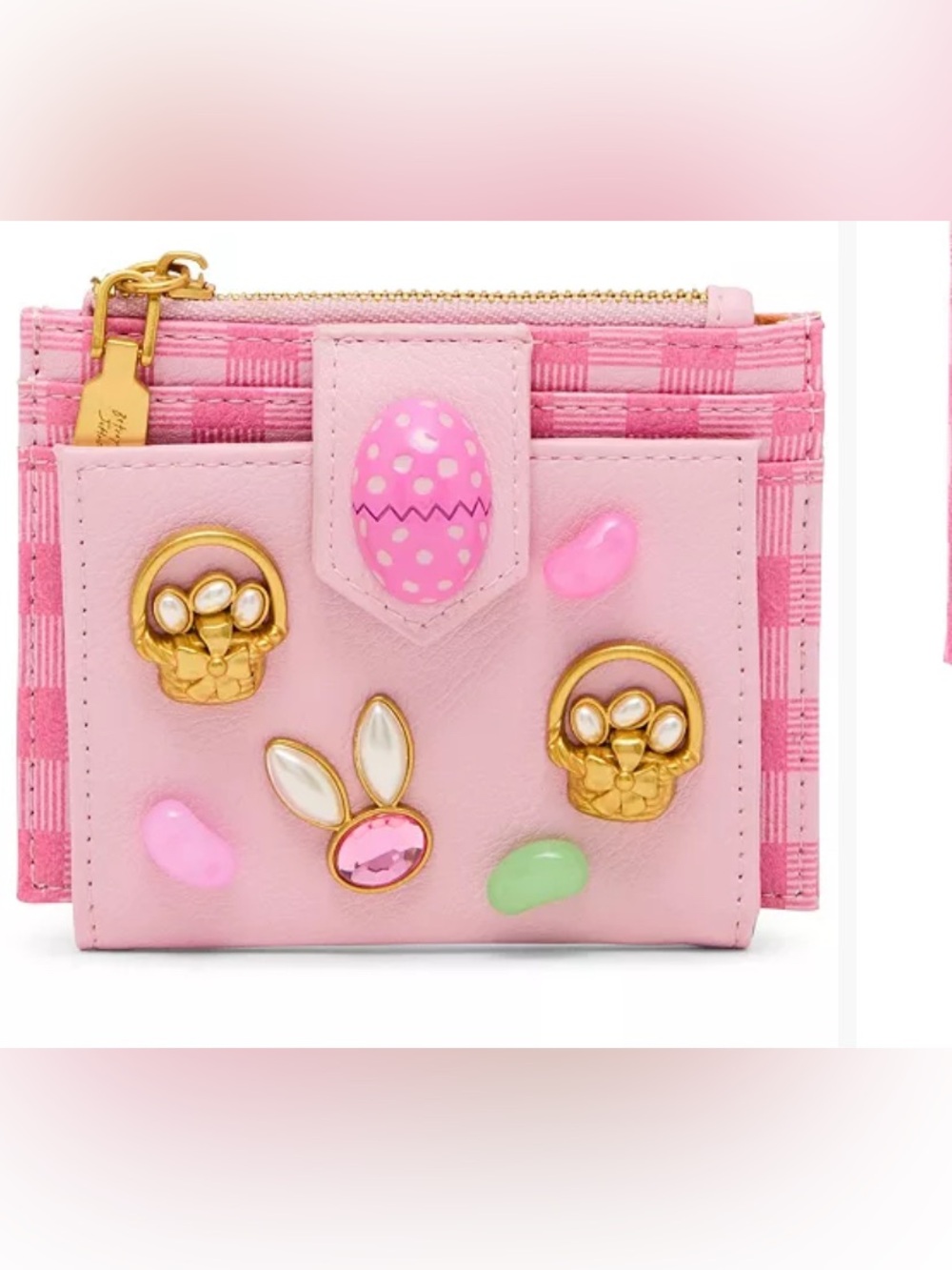 Betsey Johnson A Tisket A Tasket Novelty Accent Wallet NWT